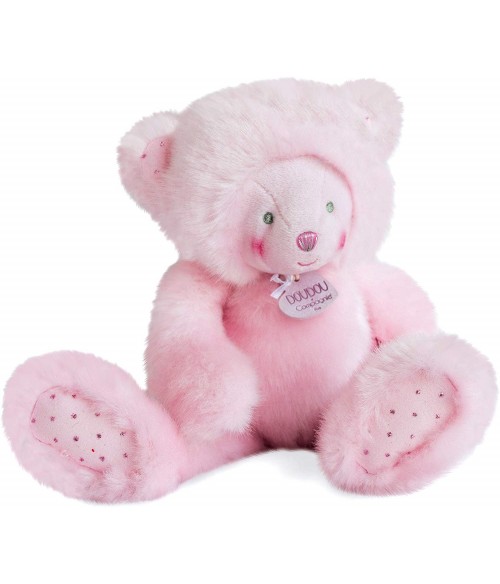 doudou et compagnie ours rose