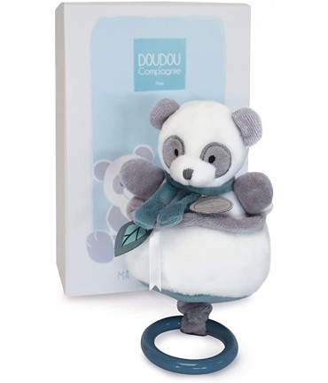 Doudou personnalisé panda Méli-mélo - Cadeau de naissance - Ourson Câlin